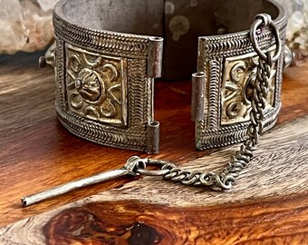 Vintage British Silver Bangle Bracelet イギリス ヴィンテージ