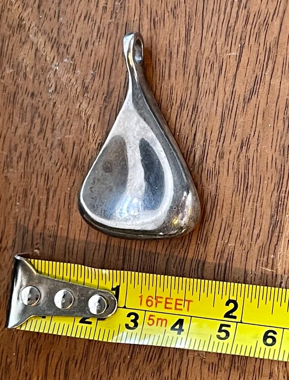 Modernist Denmark Sterling Silver Vintage Pendant… - image 7