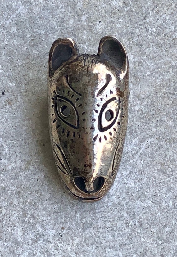 Sculpted Sterling Silver Japanes Esoteric Animal V