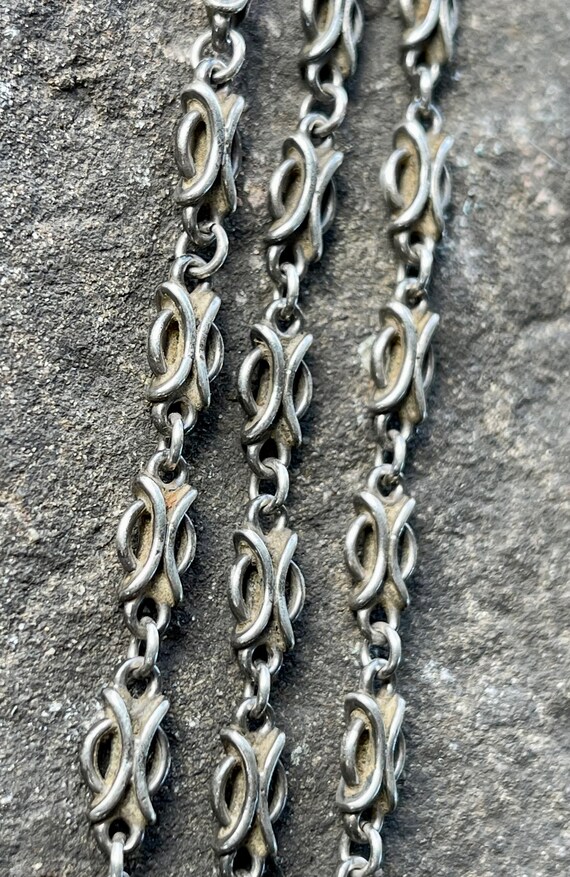 Artisan Three Dimensional Sterling Silver Link Vi… - image 7