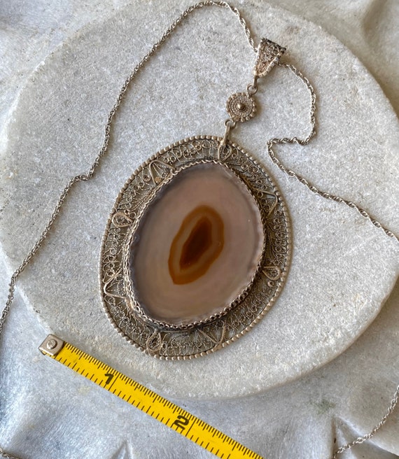 Stunning Art Nouveau Sterling Silver Filigree Sli… - image 10