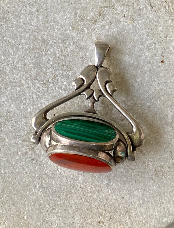 Beautiful Multi Gemstone Red Japser Black Onyx Gr… - image 5