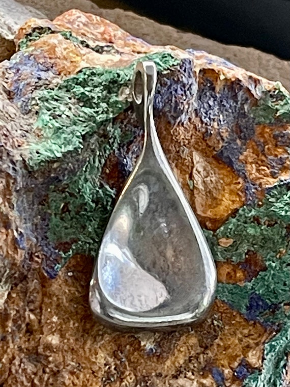 Modernist Denmark Sterling Silver Vintage Pendant… - image 5