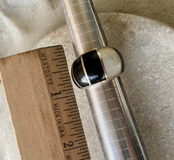 Beautiful Native American Chunky Solid Sterling S… - image 2