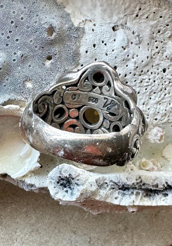 Stunning Sterling Silver Byzintine Natrual Pearl … - image 8