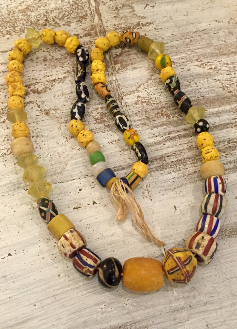 Beautiful Old African Multi Vintage Antique Trade Beads