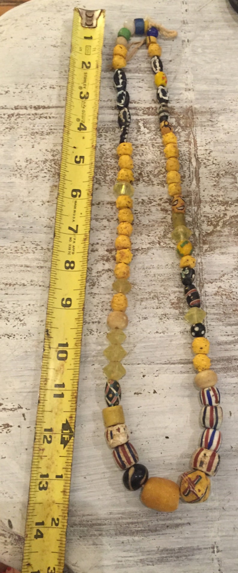 Beautiful Old African Multi Vintage Antique Trade Beads