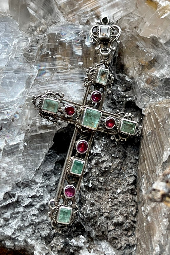 CIONDOLO CROCE Strass Maxi - Produzione E Vendita Articoli Per Merceria