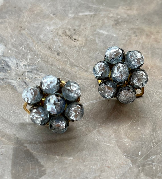 Beautiful Italian Periwinkle Blue Foil Art Glass … - image 1