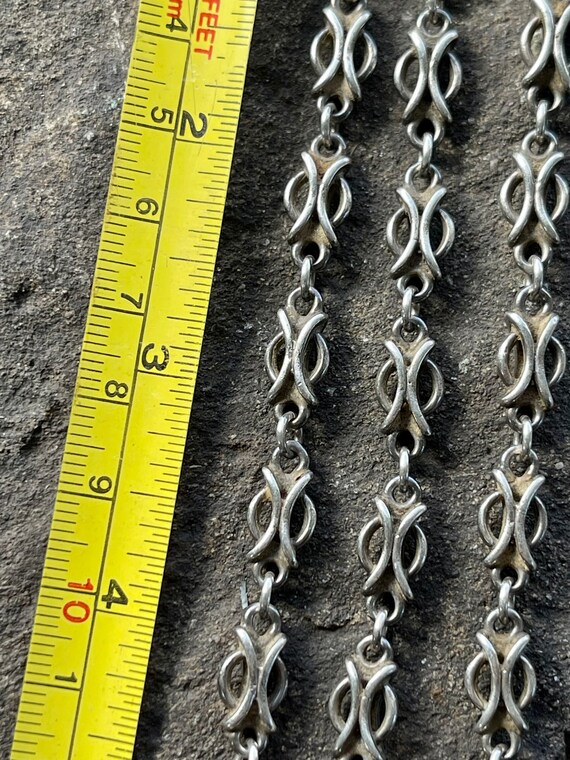 Artisan Three Dimensional Sterling Silver Link Vi… - image 2