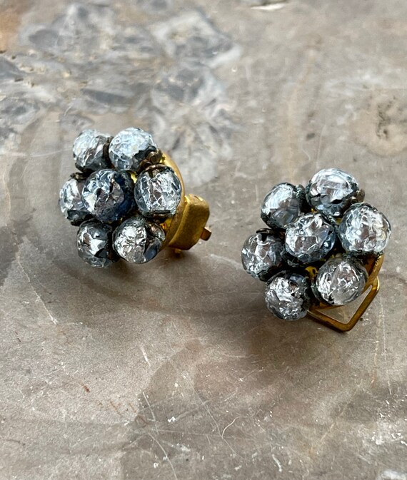 Beautiful Italian Periwinkle Blue Foil Art Glass … - image 7