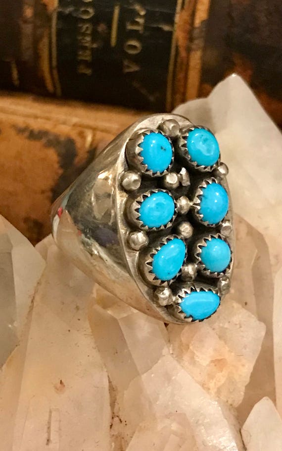 Beautiful Native American Sterling Silver RARE Sl… - image 4