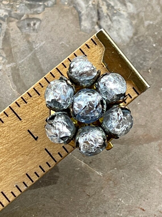 Beautiful Italian Periwinkle Blue Foil Art Glass … - image 2