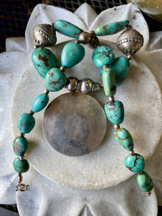 Bold Beautiful Ethnographic Crescent Moon Star ch… - image 6