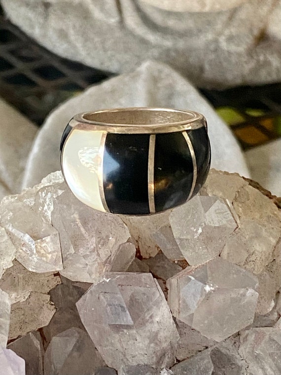 Beautiful Native American Chunky Solid Sterling S… - image 9