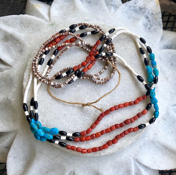 Native American  Multi Stone Turquise Onyx Shell … - image 1