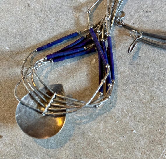 Native American Liquid Sterling Silver Purple Sug… - image 6