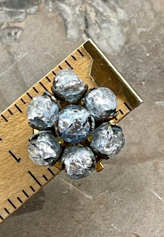 Beautiful Italian Periwinkle Blue Foil Art Glass … - image 5