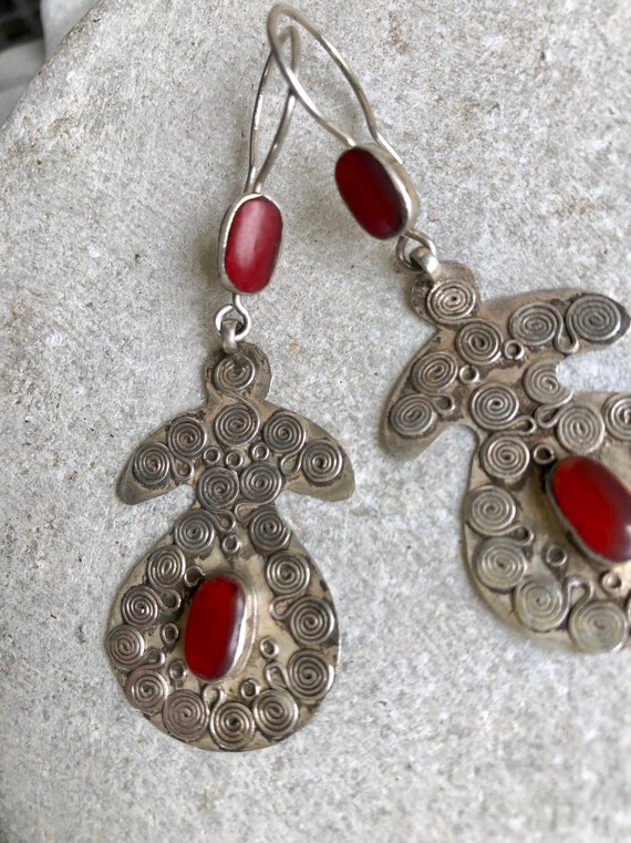 Ethnographic Silver Carnelian Tribal Bedouin Vint… - image 4