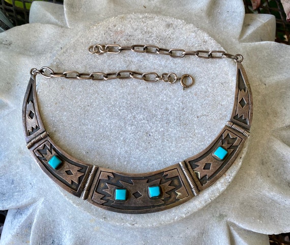 Old Native American Sterling Silver Sleeoping Bea… - image 2