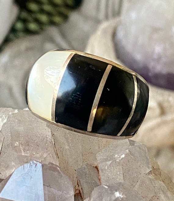 Beautiful Native American Chunky Solid Sterling S… - image 6