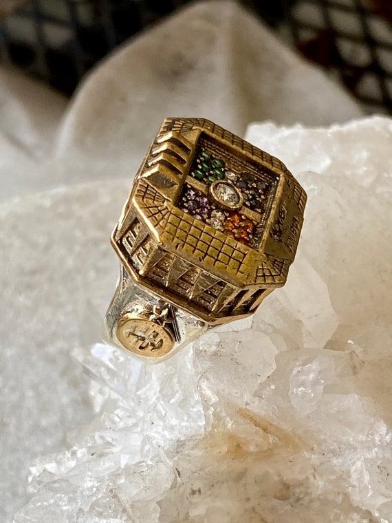 Bold Beautiful French Football Soccer Ring  Multi… - image 3