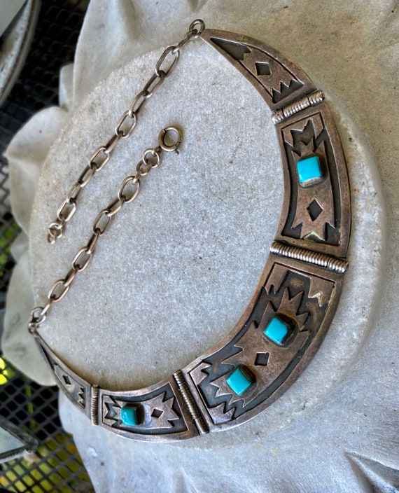 Old Native American Sterling Silver Sleeoping Bea… - image 4