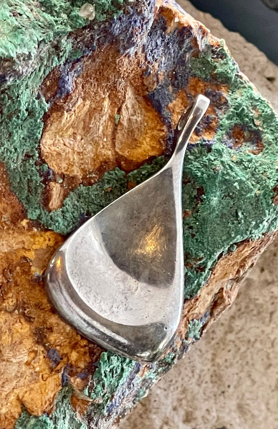 Modernist Denmark Sterling Silver Vintage Pendant… - image 8