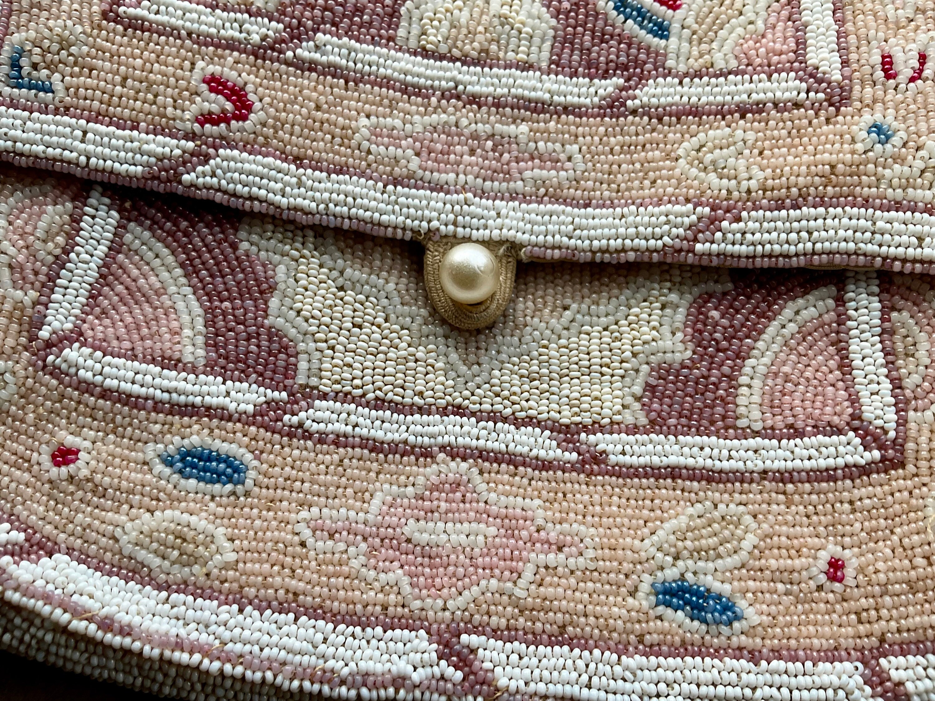 Authentic 1920s Art Deco Hand Beaded Antique Evening Bag Purse - Etsy