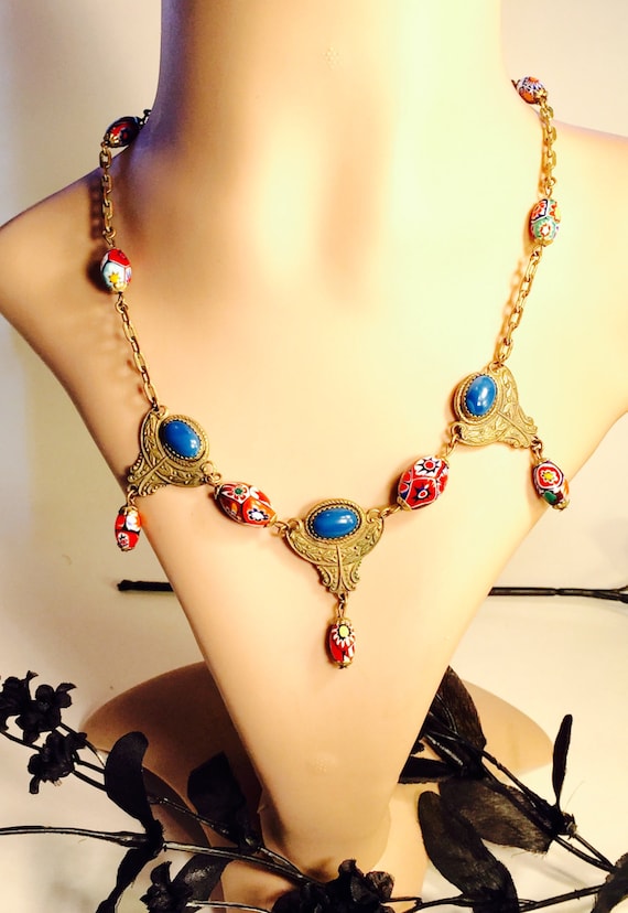 Beautiful Art Nouveau Art Deco Italian Art Glass … - image 4