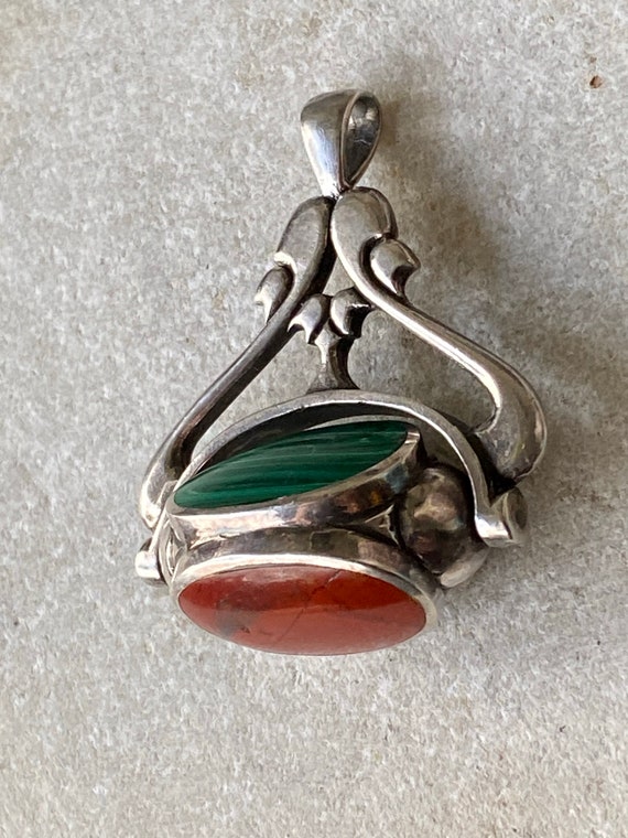 Beautiful Multi Gemstone Red Japser Black Onyx Gr… - image 9