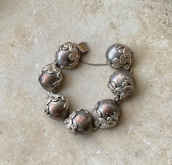 Jose Anton Mexican Sterling Silver Vintage Bracel… - image 2