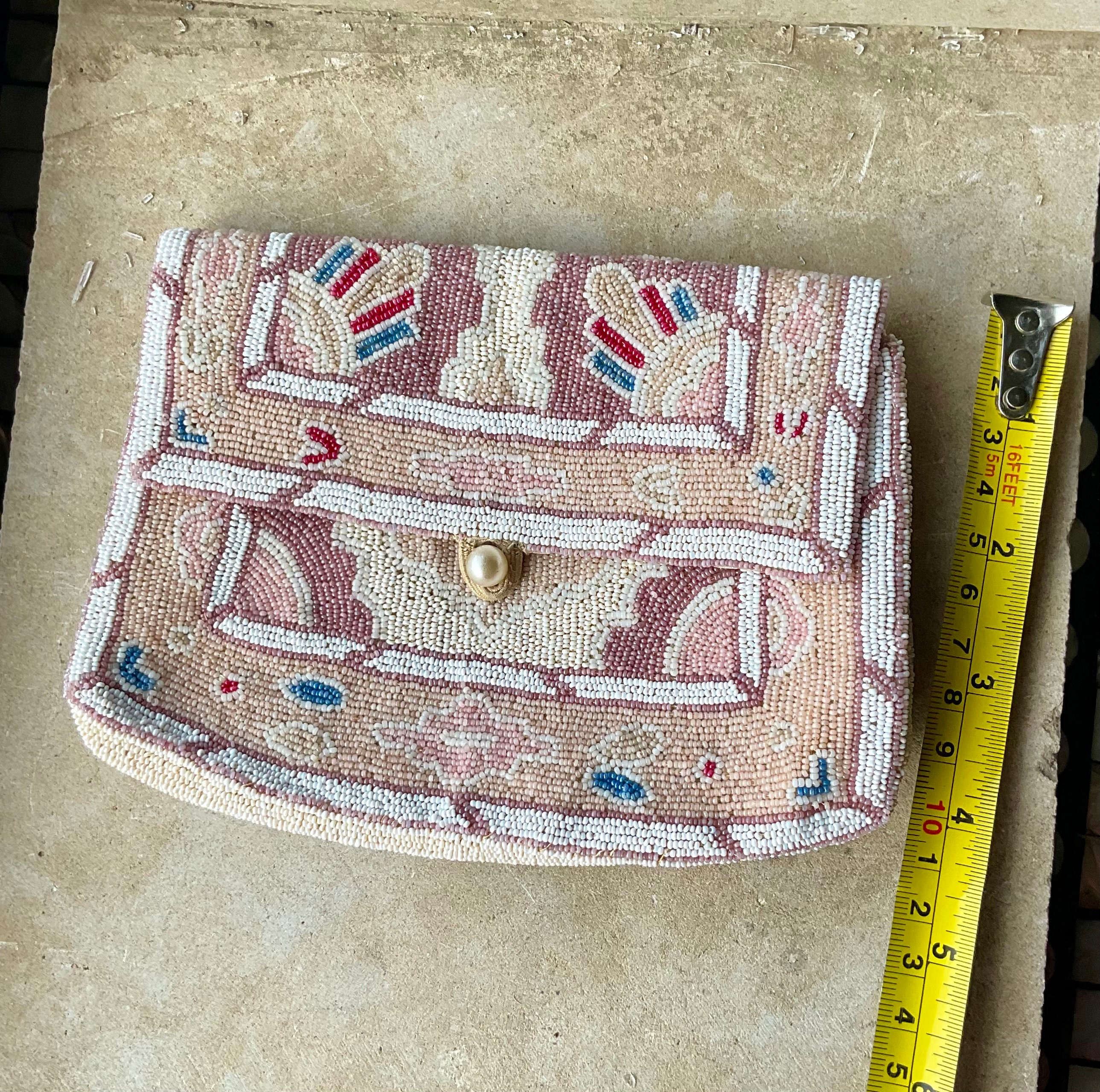 Authentic 1920s Art Deco Hand Beaded Antique Evening Bag Purse - Etsy