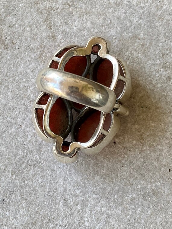 Bold Beautiful Pink Rhodochrosite Sterling Silver… - image 6