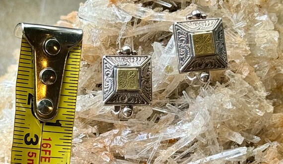 Savati Solid Sterling Silver with Gold  Byzantine… - image 6