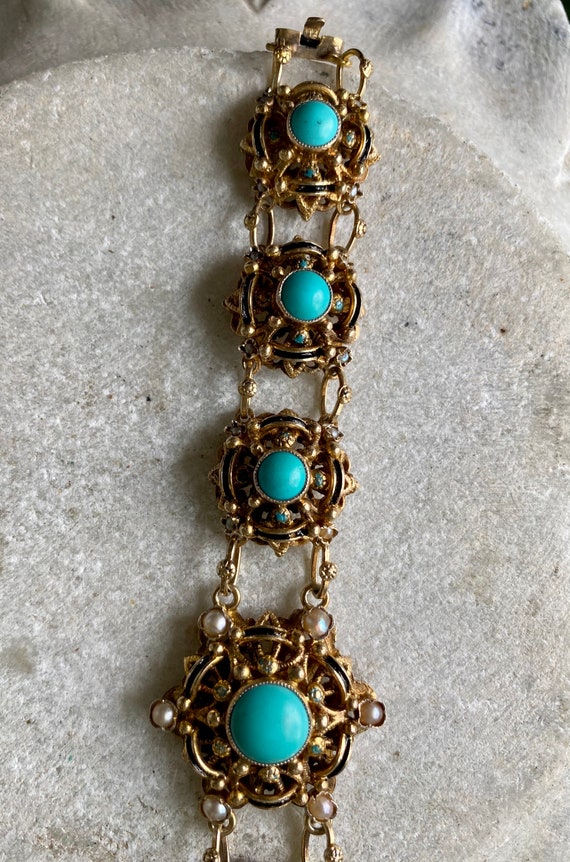 Beautiful Austro Hungarian Persian Turquoise Pear… - image 4