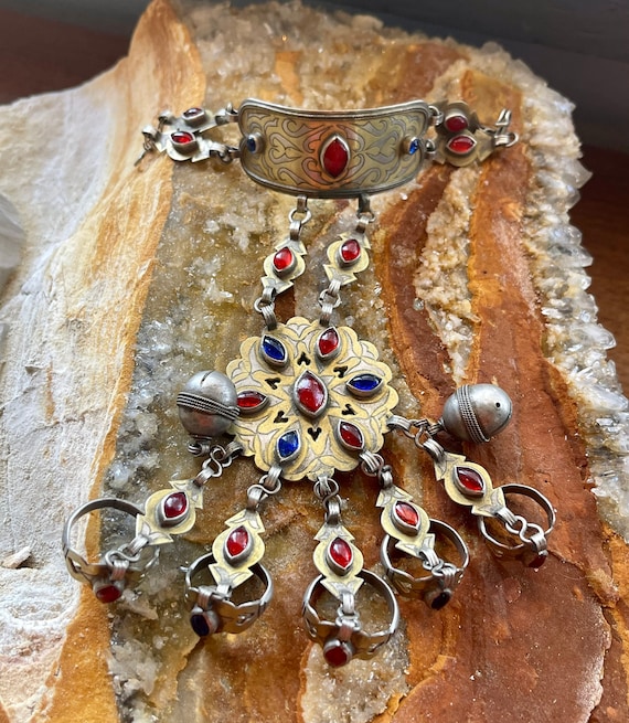 Antique vintage lapis lazuli open slave bracelet – UPANISAD