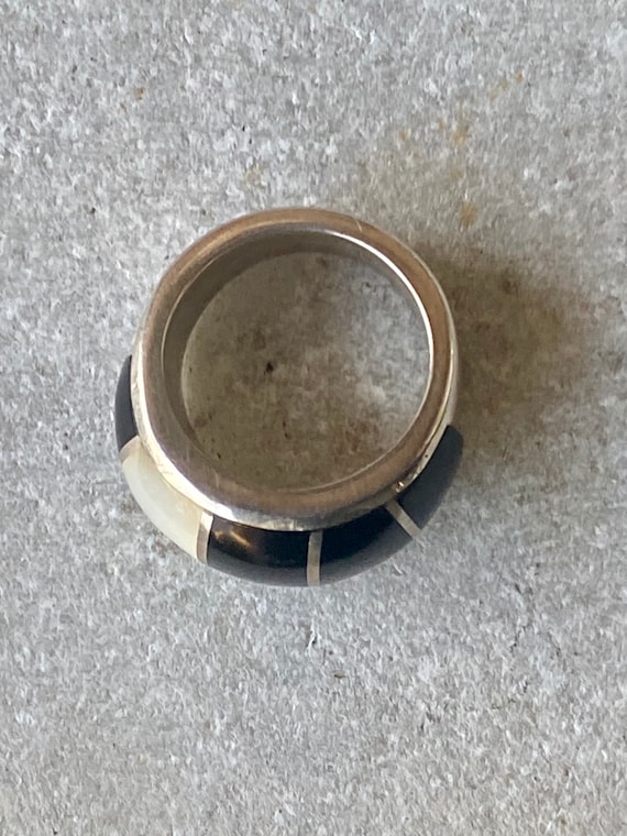 Beautiful Native American Chunky Solid Sterling S… - image 8