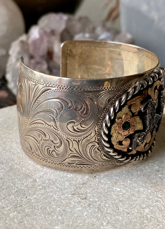 Bold Beautiful Hand Crafted Mexican Cowboy Riding… - image 5