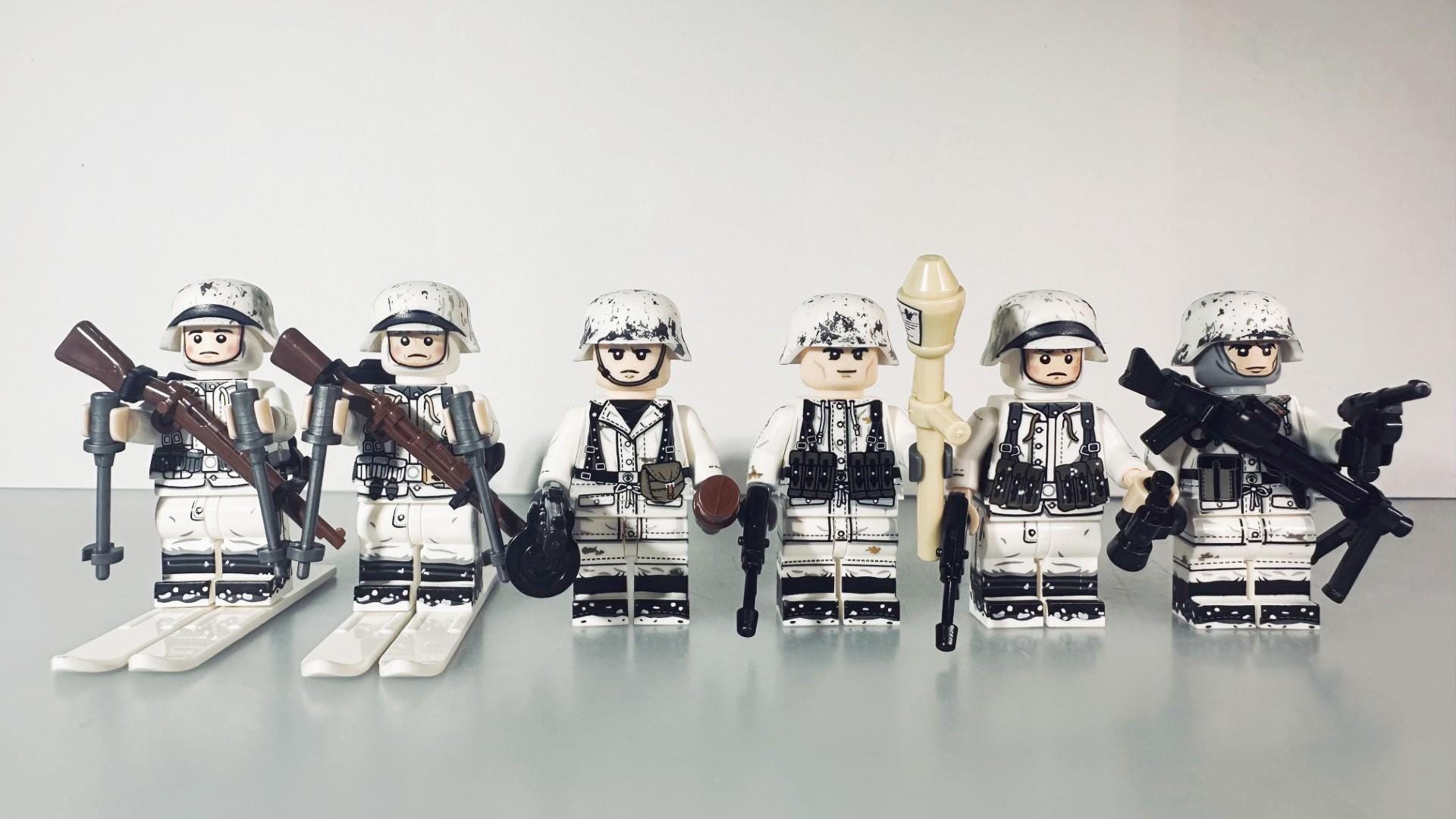 Soldats en plastique 104 pièces sur