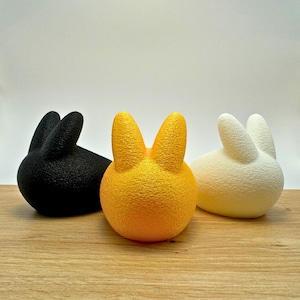 Easter bunny tealight holder | Minimalist Easter decoration | Japandi bunny figure | Tealight decoration for Easter | Only for LED tealights | 3D printing