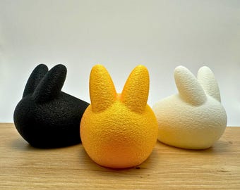 Easter bunny tealight holder | Minimalist Easter decoration | Japandi bunny figurine | Tealight decoration for Easter | Only for LED tealights | 3D printing