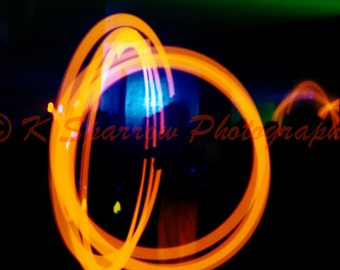 Ravers raving - Detroit, Michigan - Techno, Electronic Music, EDM, Glow Stick, Dancing, Music, Detroit Photography, photograph, Detroit