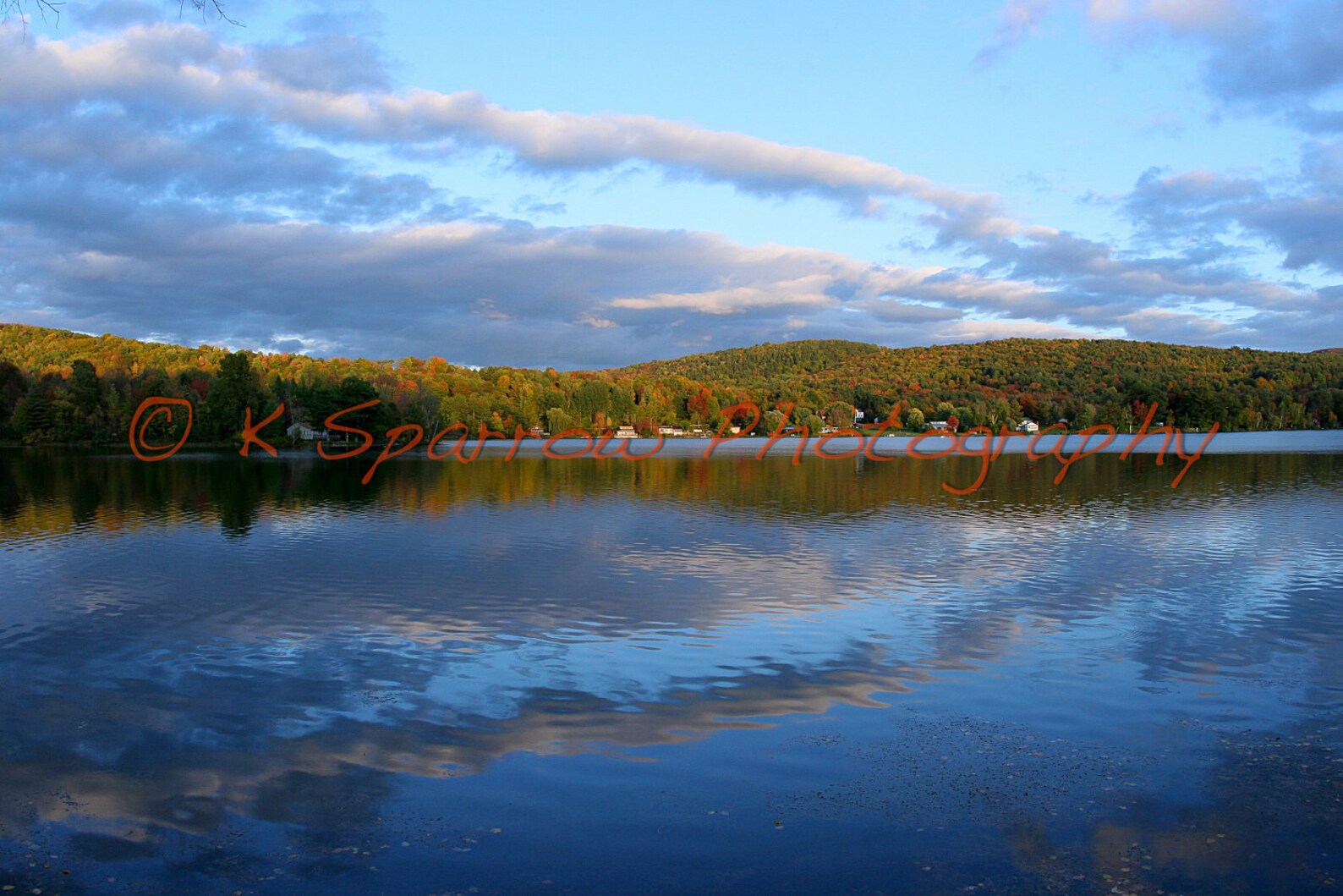 Lake Hortonia Hubbardton Vermont Photograph Fall Lake Etsy