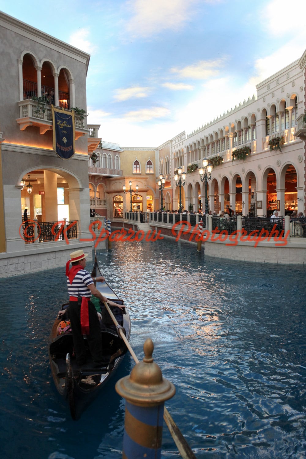 Gondola Ride at the Venetian Hotel and Casino