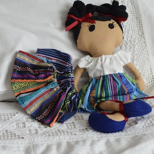 Handmade Fabric Doll