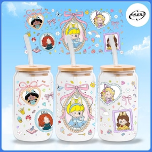 Emballage de boîte de conserve en verre 16 oz Cartoon, Emballage de boîte de conserve en verre 16 oz Cartoon 16 oz, Emballage de boîte de conserve en verre Libbey 16 oz, Emballage pour gobelet de 16 oz, Design par sublimation