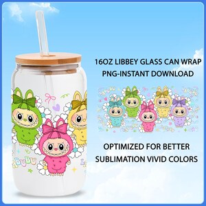 Cartoon 16 Unzen Glasdosenverpackung, Cartoon 16 Unzen Glasdose Png, 16 Unzen Libbey Glasdosenverpackung, 16 Unzen Tumbler Wrap Png, Sublimationsdesign