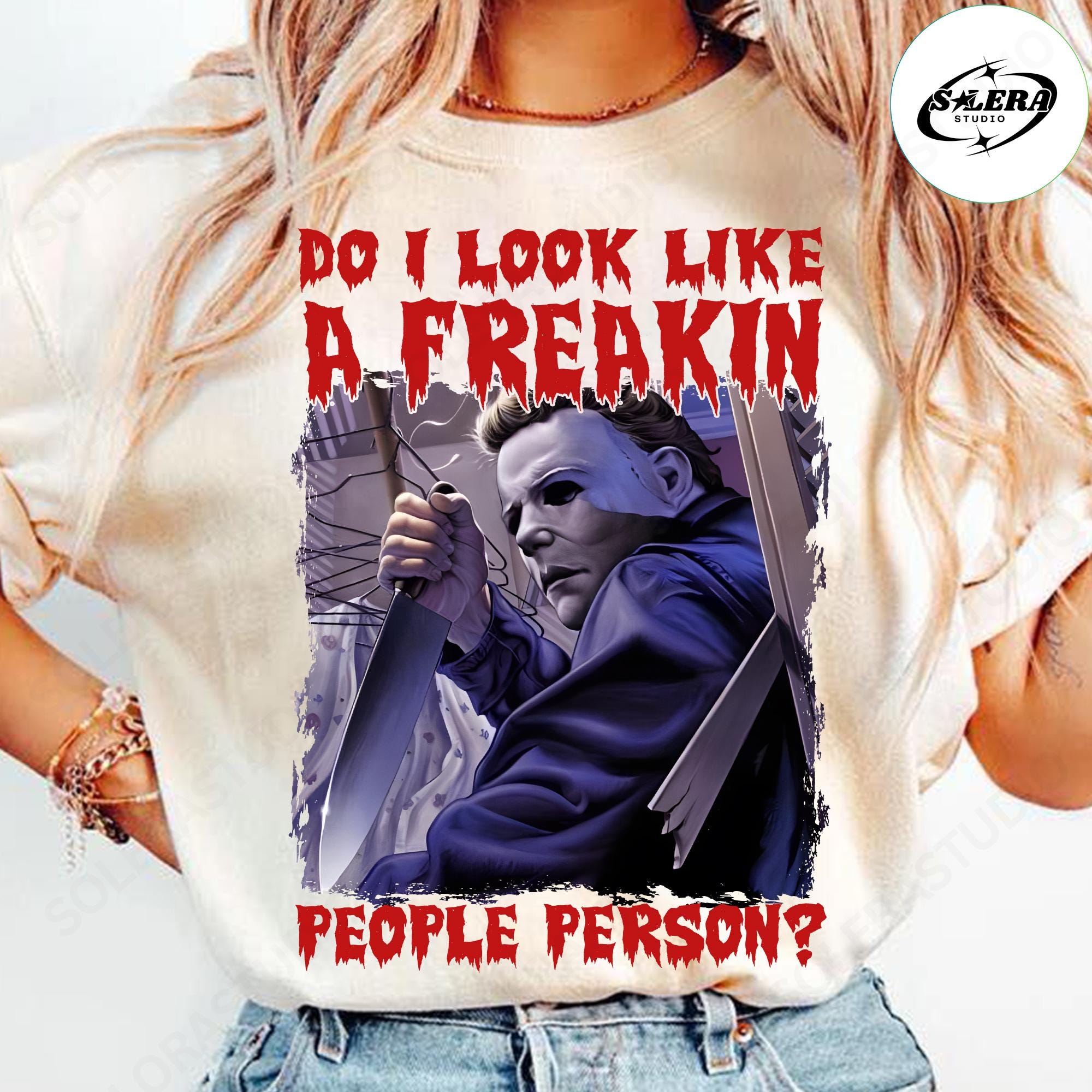 Horrorfilm png, Halloween-film png, horrorfilmpersonages png, Halloween-shirtontwerp, spookachtig seizoen png