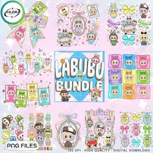 Bundle Trending Pink Cartoon Character Design, Perfect Gift for Kids, Coquette Bow Doll For Kids Girls Png, Funny Cartoon Png, Doll Coquette